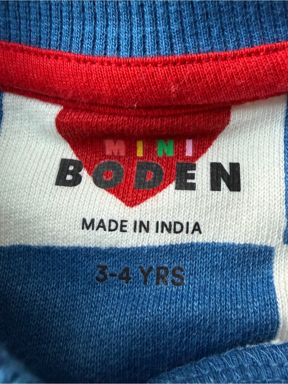 NWT Mini Boden Kids' Cotton Sweatshirt Dress | Sz 3-4YRS - Picture 6 of 8